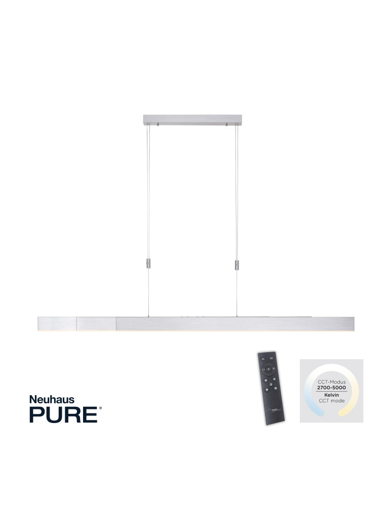 Paul Neuhaus Pure-Moto Lampa Wisząca Aluminium 2525-95