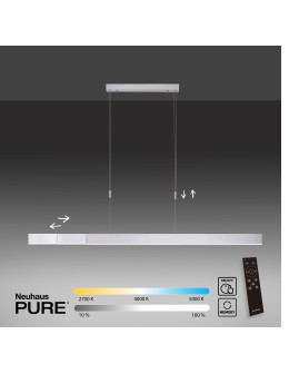 Paul Neuhaus Pure-Moto Lampa Wisząca Aluminium 2525-95