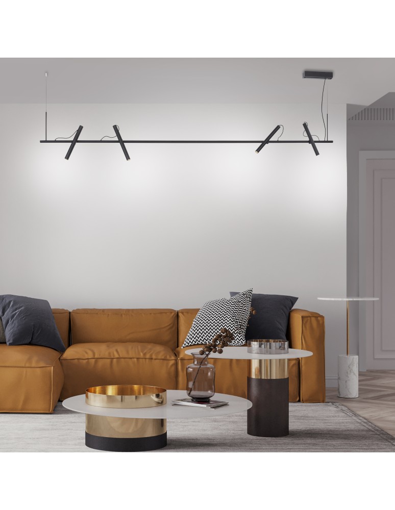 Paul Neuhaus Pure-Tutua Lampa Wisząca Czarny 2024-18