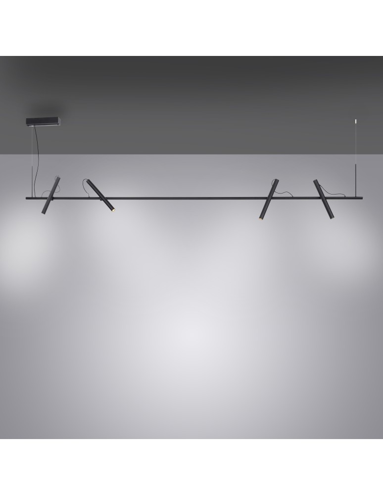 Paul Neuhaus Pure-Tutua Lampa Wisząca Czarny 2024-18
