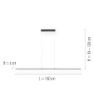 Paul Neuhaus Pure-Lite Lampa Wisząca Antracyt 8377-13
