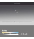 Paul Neuhaus Pure-Lite Lampa Wisząca Antracyt 8377-13