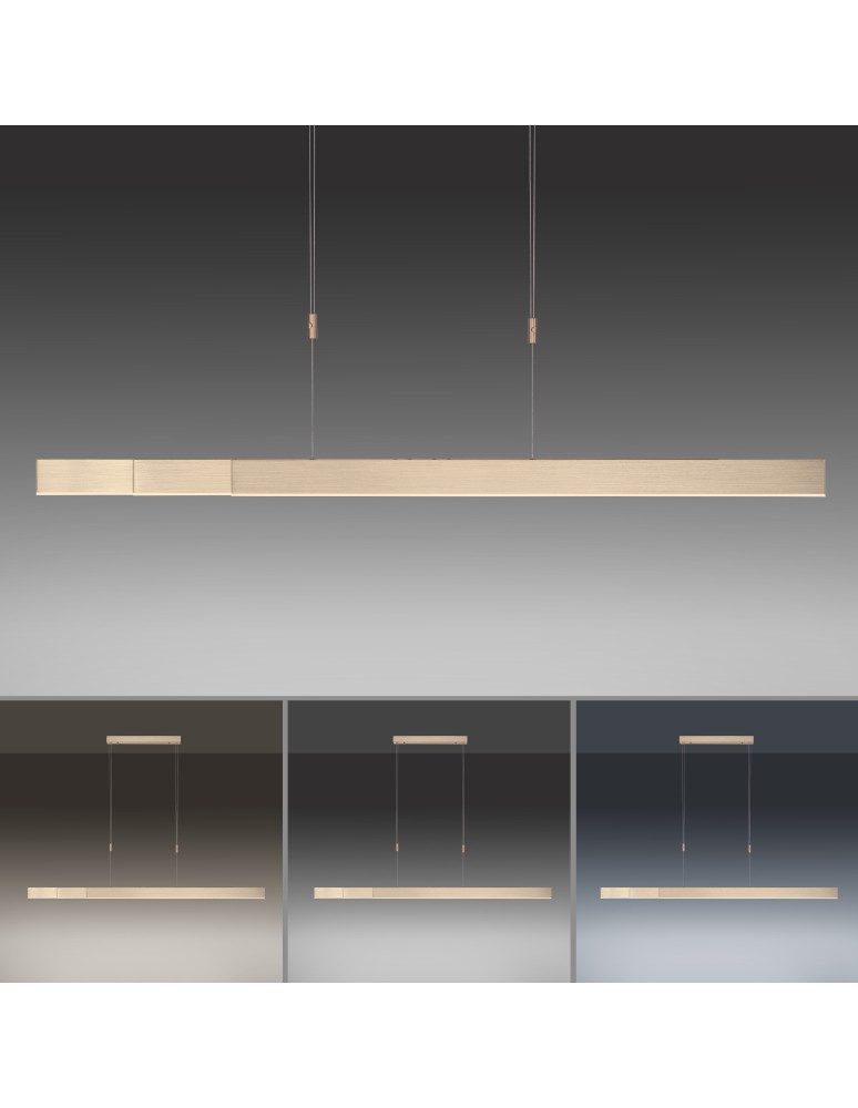 Paul Neuhaus Pure-Moto Lampa Wisząca Matowy Mosiądz 2525-60