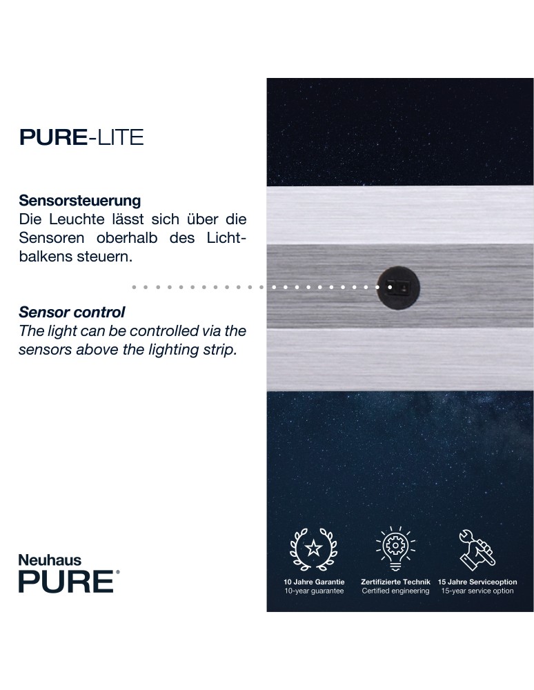 Paul Neuhaus Pure-Lite Lampa Wisząca Antracyt 8375-13