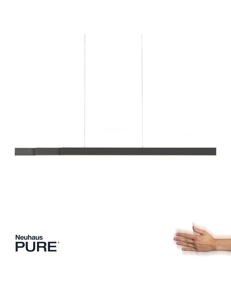 Paul Neuhaus Pure-Lume Lampa Wisząca Antracyt 2738-13 Paul Neuhaus Pure-Lume Lampa Wisząca Antracyt 2738-13