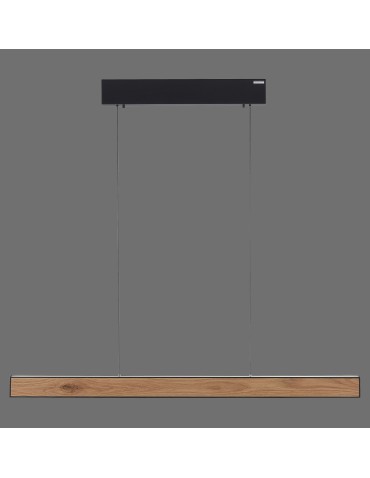 Paul Neuhaus Pure E-Motion Lampa Wisząca Czarny/Drewno 2570-79