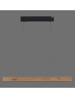 Paul Neuhaus Pure E-Motion Lampa Wisząca Czarny/Drewno 2570-79