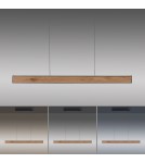 Paul Neuhaus Pure E-Motion Lampa Wisząca Czarny/Drewno 2570-79