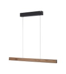 Paul Neuhaus Pure E-Motion Lampa Wisząca Czarny/Drewno 2570-79