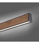 Paul Neuhaus Pure E-Motion Lampa Wisząca Czarny/Drewno 2570-79