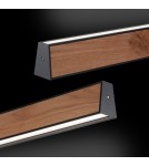 Paul Neuhaus Pure E-Motion Lampa Wisząca Czarny/Drewno 2570-79