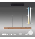 Paul Neuhaus Pure E-Motion Lampa Wisząca Czarny/Drewno 2570-79