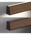 Paul Neuhaus Pure E-Motion Lampa Wisząca Czarny/Drewno 2570-79
