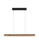 Paul Neuhaus Pure E-Motion Lampa Wisząca Czarny/Drewno 2570-79