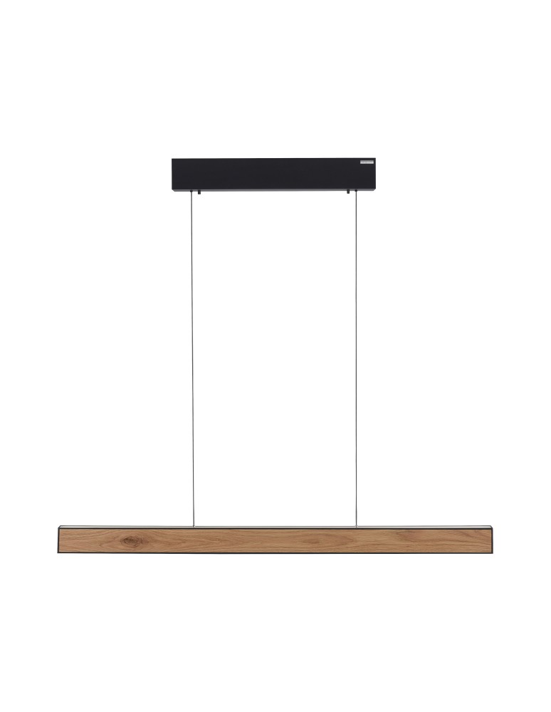 Paul Neuhaus Pure E-Motion Lampa Wisząca Czarny/Drewno 2570-79