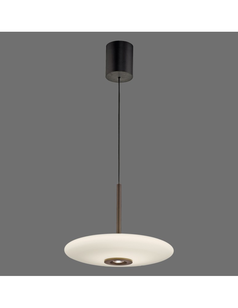 Paul Neuhaus Pure E-Vitrum Lampa Wisząca Ciemnobrązowy 2084-34