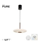 Paul Neuhaus Pure E-Vitrum Lampa Wisząca Ciemnobrązowy 2084-34