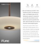 Paul Neuhaus Pure E-Vitrum Lampa Wisząca Ciemnobrązowy 2084-34