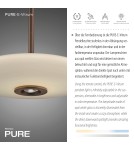 Paul Neuhaus Pure E-Vitrum Lampa Wisząca Ciemnobrązowy 2084-34