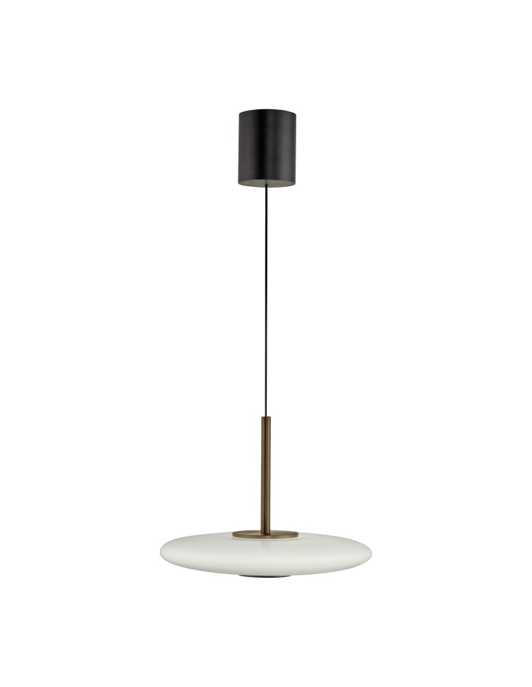 Paul Neuhaus Pure E-Vitrum Lampa Wisząca Ciemnobrązowy 2084-34