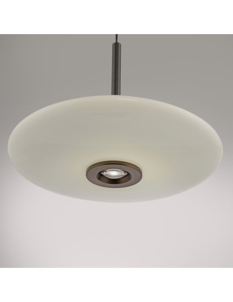 Paul Neuhaus Pure E-Vitrum Lampa Wisząca Ciemnobrązowy 2084-34