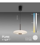 Paul Neuhaus Pure E-Vitrum Lampa Wisząca Ciemnobrązowy 2084-34