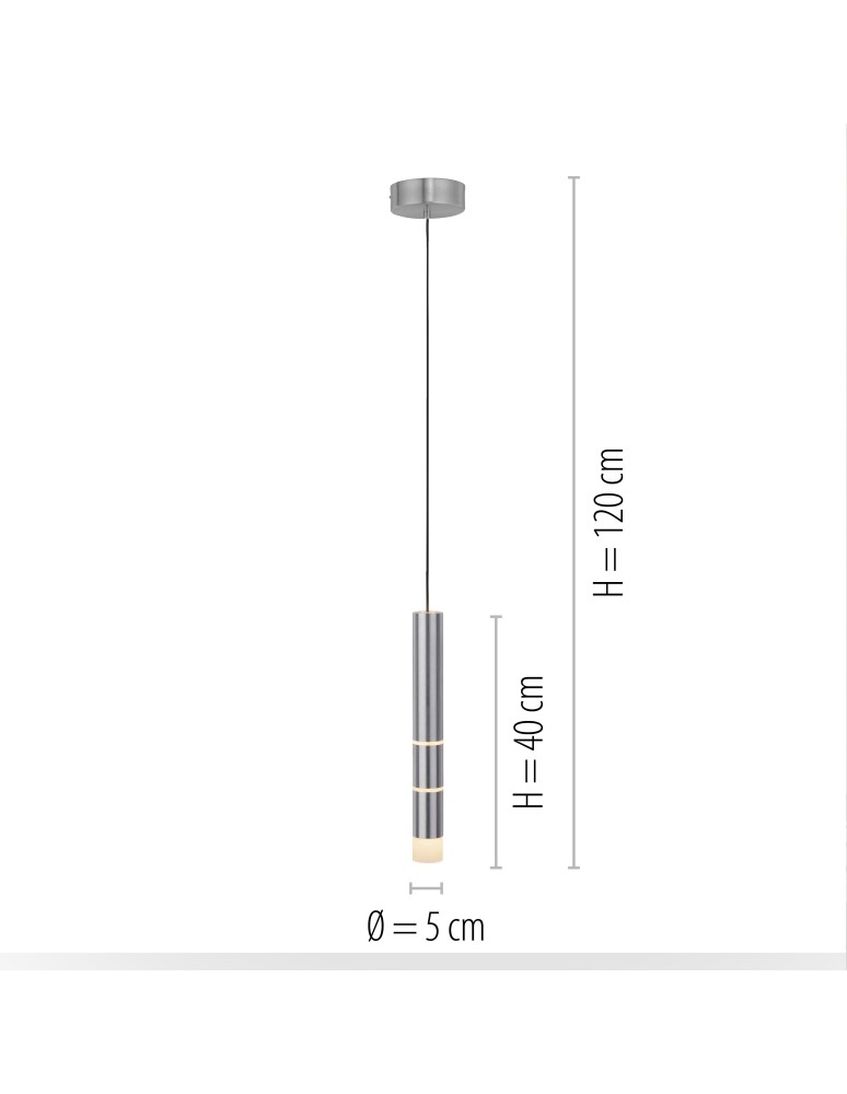 Paul Neuhaus Pure Vega Lampa Wisząca Aluminium 2211-95