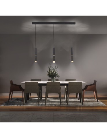 Paul Neuhaus Pure Vega Lampa Wisząca Czarny 2213-18
