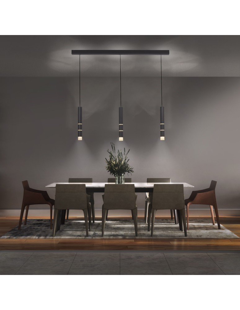 Paul Neuhaus Pure Vega Lampa Wisząca Czarny 2213-18