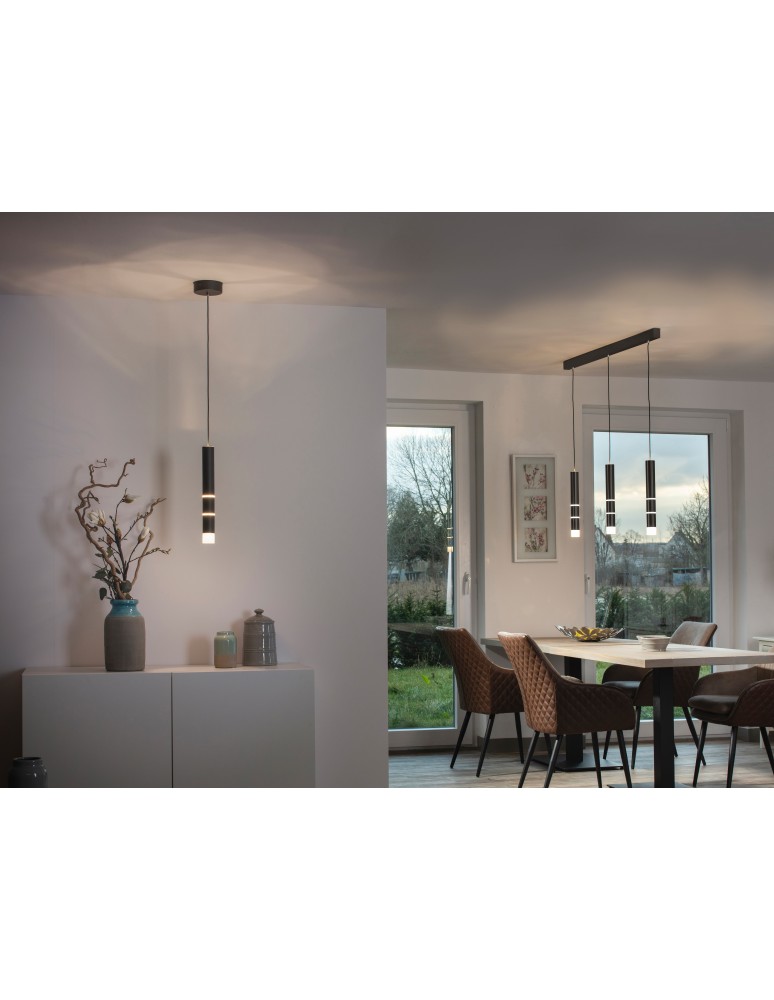 Paul Neuhaus Pure Vega Lampa Wisząca Czarny 2213-18