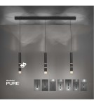 Paul Neuhaus Pure Vega Lampa Wisząca Czarny 2213-18
