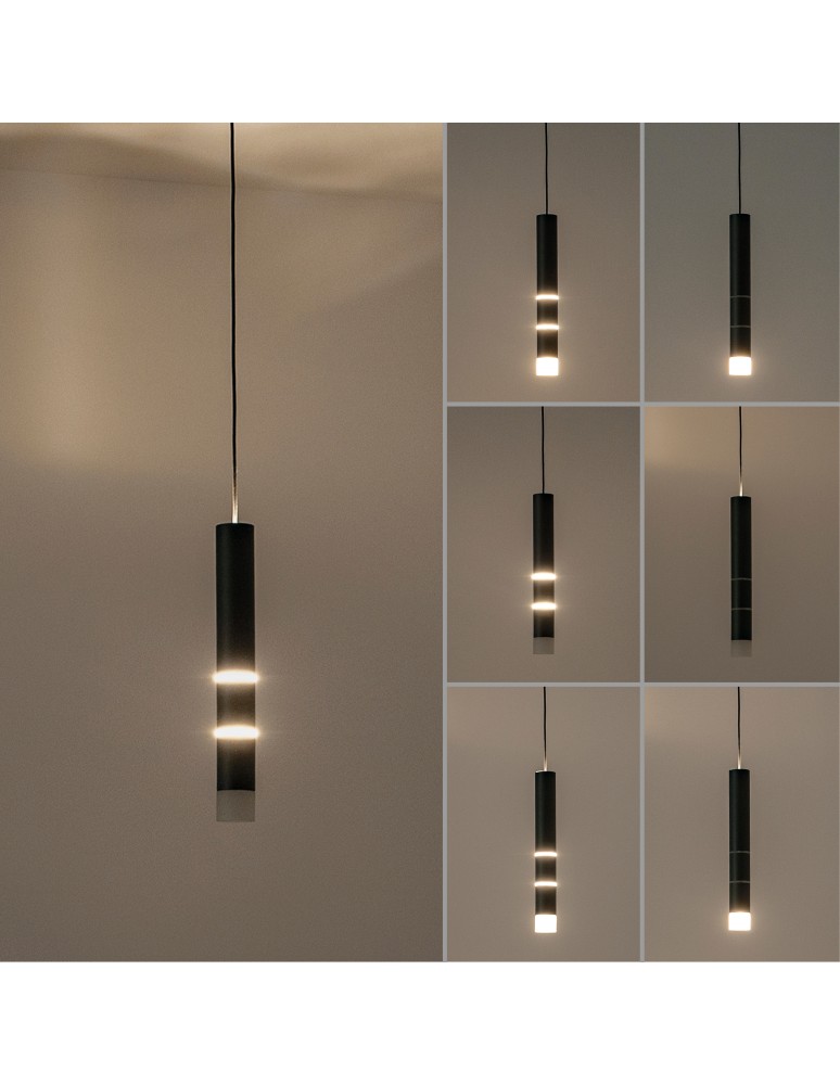 Paul Neuhaus Pure Vega Lampa Wisząca Czarny 2213-18