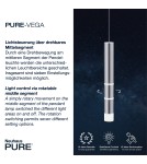 Paul Neuhaus Pure Vega Lampa Wisząca Aluminium 2213-95 Paul Neuhaus Pure Vega Lampa Wisząca Aluminium 2213-95
