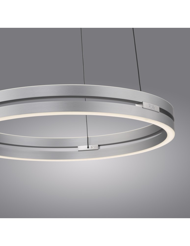 Paul Neuhaus Pure E-Loop Lampa Wisząca Aluminium 2550-95