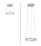 Paul Neuhaus Pure E-Loop Lampa Wisząca Aluminium 2550-95