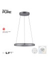 View Paul Neuhaus Pure E-Loop Lampa Wisząca Szary 2551-15