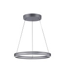 Paul Neuhaus Pure E-Loop Lampa Wisząca Szary 2551-15
