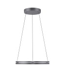 Paul Neuhaus Pure E-Loop Lampa Wisząca Szary 2551-15