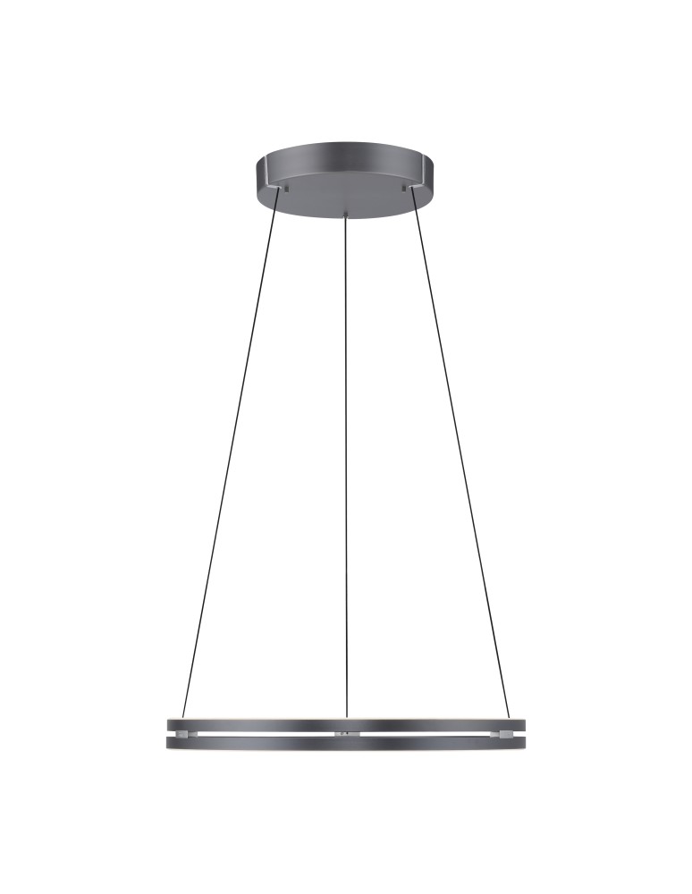 Paul Neuhaus Pure E-Loop Lampa Wisząca Szary 2551-15