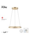 View Paul Neuhaus Pure E-Loop Lampa Wisząca Matowy Mosiądz 2551-60