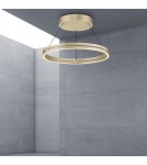 Paul Neuhaus Pure E-Loop Lampa Wisząca Matowy Mosiądz 2551-60
