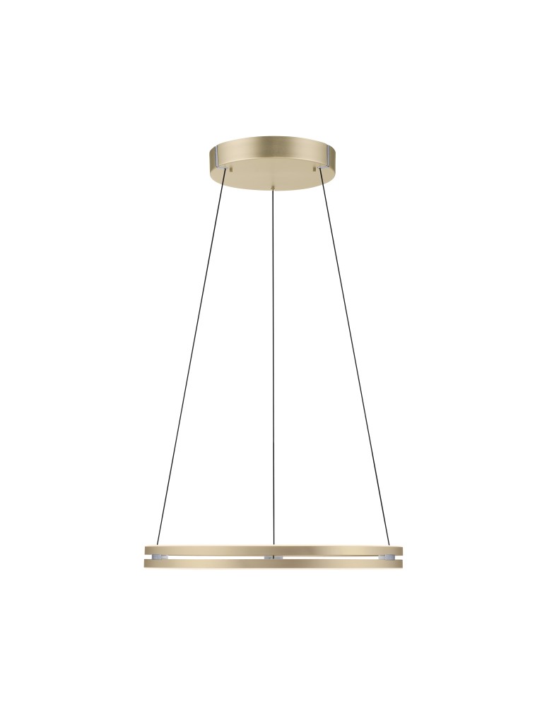 Paul Neuhaus Pure E-Loop Lampa Wisząca Matowy Mosiądz 2551-60