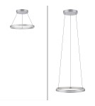 Paul Neuhaus Pure E-Loop Lampa Wisząca Aluminium 2551-95