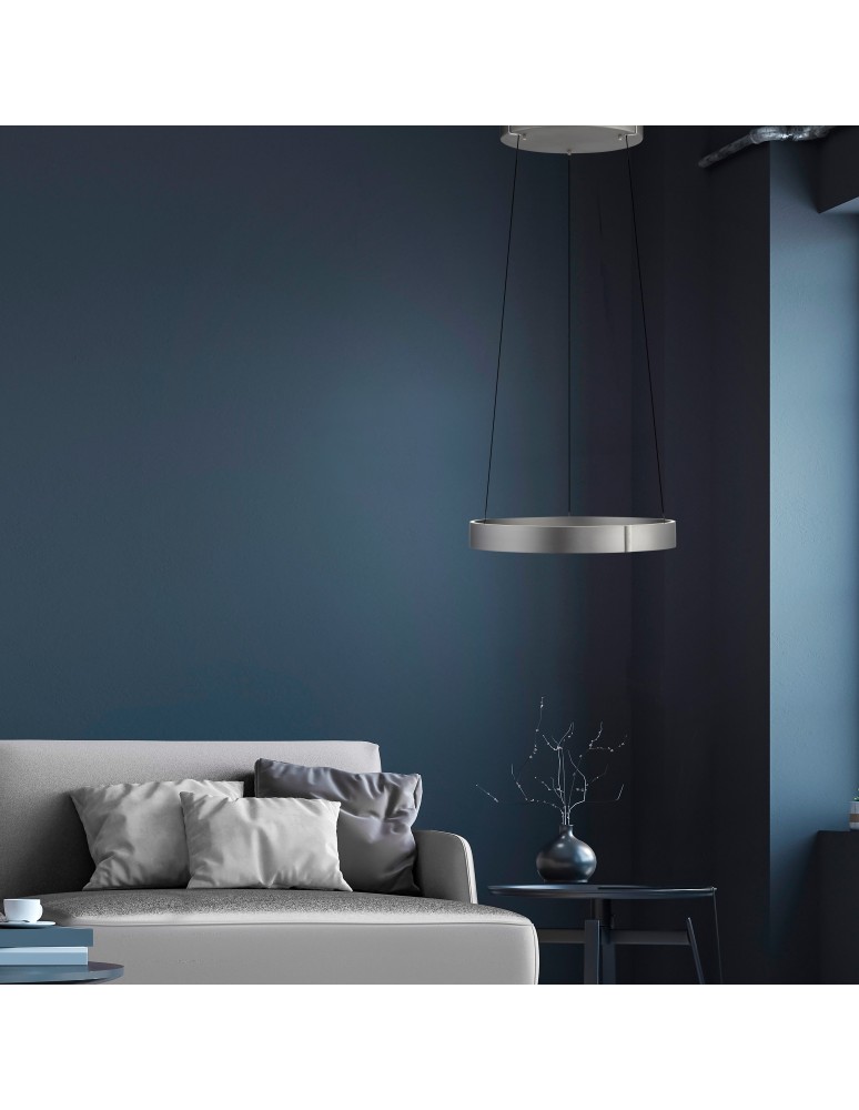 Paul Neuhaus Pure E-Clipse Lampa Wisząca Aluminium 2560-95