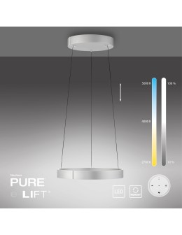 Paul Neuhaus Pure E-Clipse Lampa Wisząca Aluminium 2560-95 - produkt 2