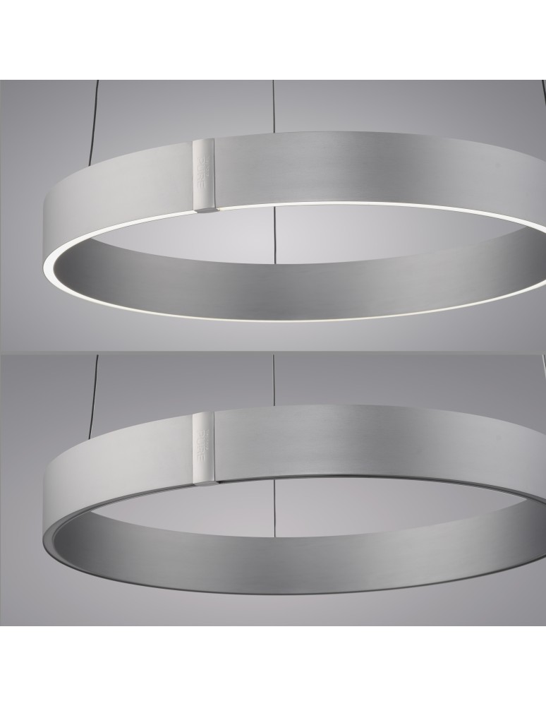 Paul Neuhaus Pure E-Clipse Lampa Wisząca Aluminium 2560-95
