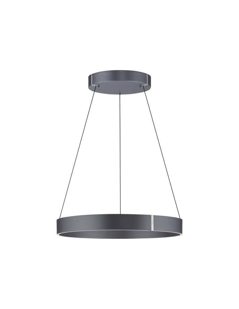 Paul Neuhaus Pure E-Clipse Lampa Wisząca Szary 2561-15