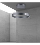 Paul Neuhaus Pure E-Clipse Lampa Wisząca Szary 2561-15