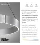 Paul Neuhaus Pure E-Clipse Lampa Wisząca Aluminium 2561-95