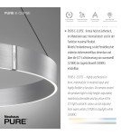 Paul Neuhaus Pure E-Clipse Lampa Wisząca Aluminium 2561-95